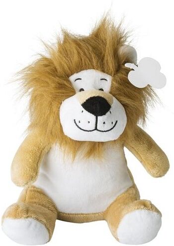 Peluche personnalisée en polyester 'Lion' - Serenity polyester polypropylène (PP) beige