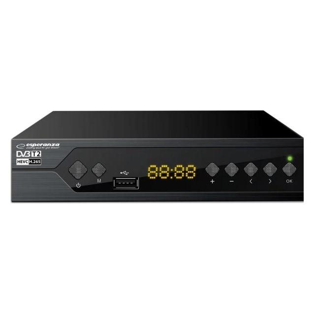 Esperanza EV107P Digitalempfänger DVB-T2 H.265 (DVB-T2) (ESP-EV107P)