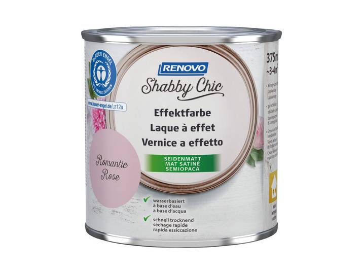 Renovo Shabby Chic Effektfarbe Pink 375 ml