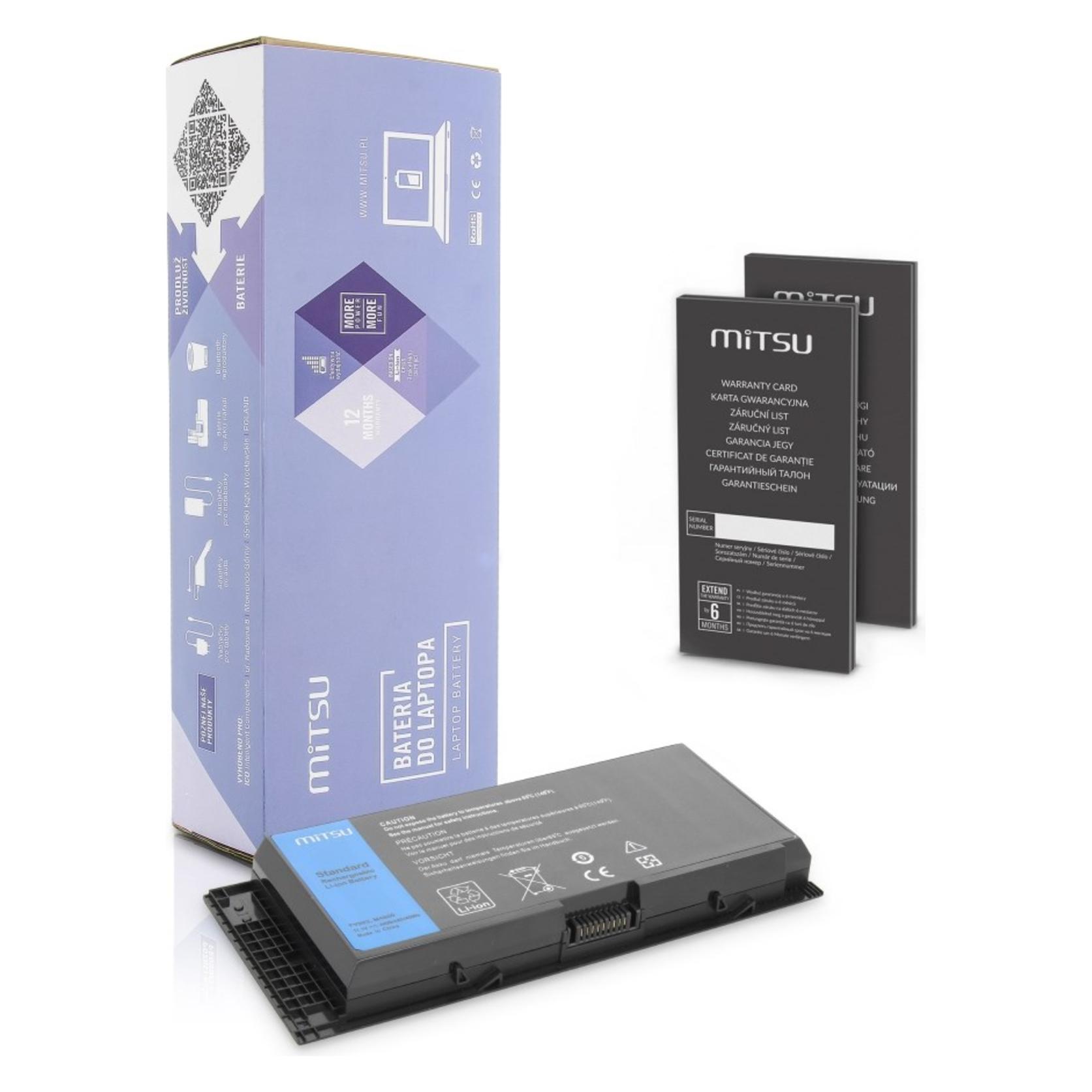 Mitsu BATTERY BC/DE-M6600 (DELL 4400 MAH 49 WH) - Batterie (6 Zellen, 4400 mAh) (5BM317)