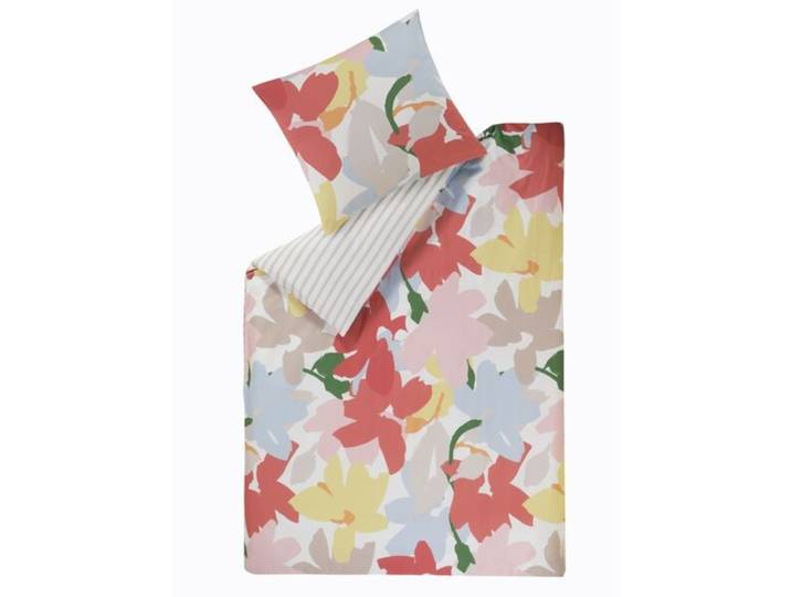 Esprit Kissenbezug Rose hellblau Baumwolle B 65 cm - Kissenbezug