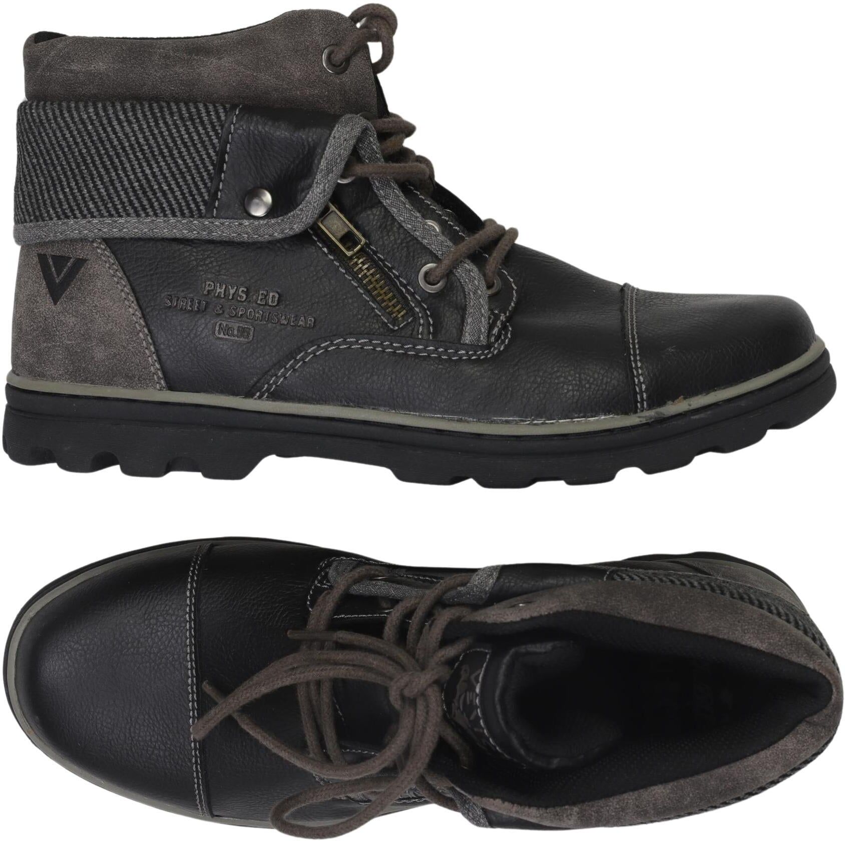 Venice Herren Stiefel, Grau, Gr. EU 40, Kunstleder - Second Hand