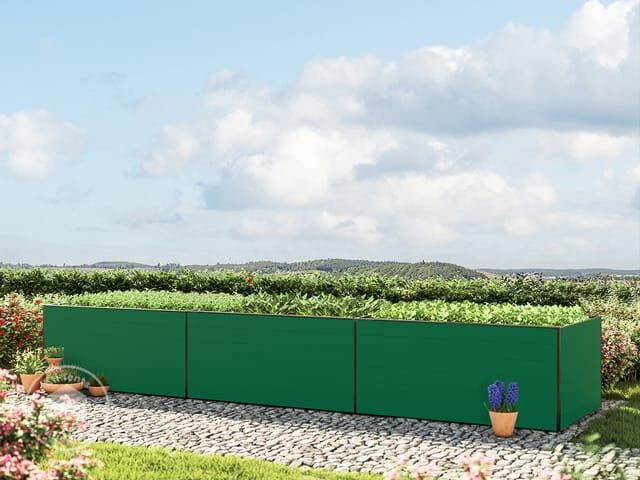 GFP 490 x 77 x 77 cm Raised garden bed, Green - (GFPV00436)