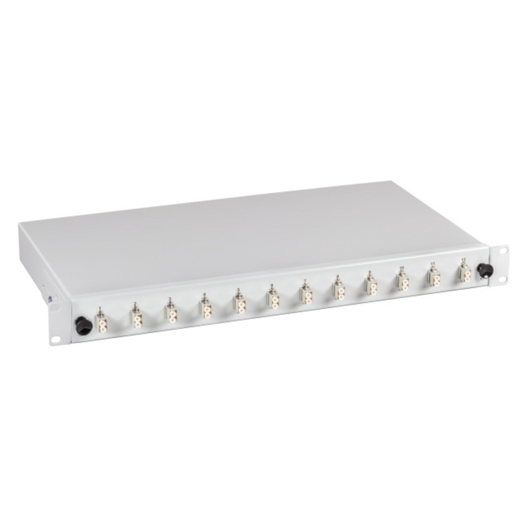 EFB Elektronik Spleissbox LC 50/125µ a.,OM3 12 Pigtails / 6 Kupplungen (B71901.12OM3)