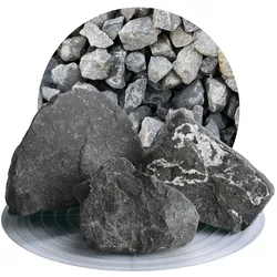 Basalt Gabionensteine anthrazit 60-120 mm - 25 kg Sack