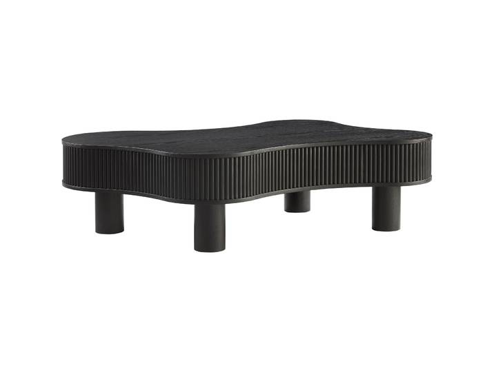 Salontisch Miova schwarz MDF B 116 T 77 cm