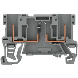 Wago 769-228/281-410 2-Pin-Bauelement-Basisklemme,mit Diode 1N4007,Anode links,grau 769228281410  - 100 Stück