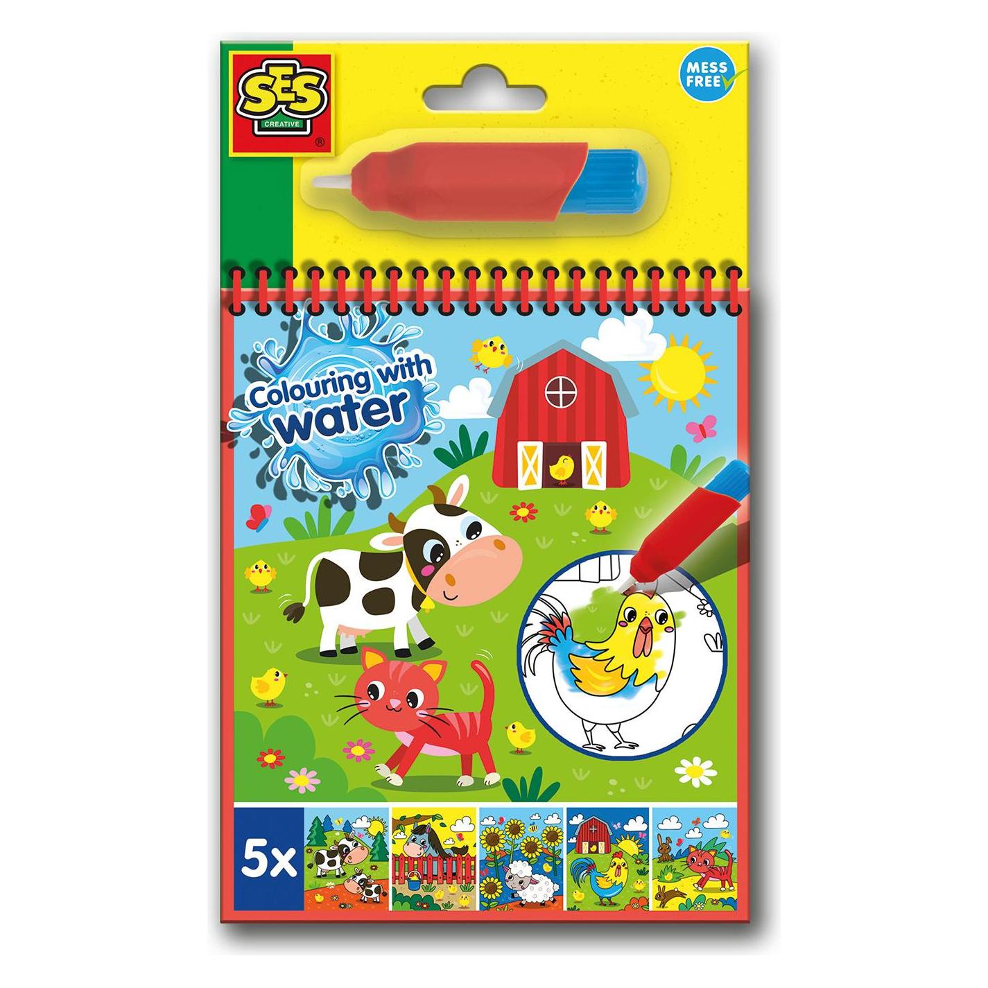 Ses Malbuch Malen mit Wasser Bauernhof (00132)