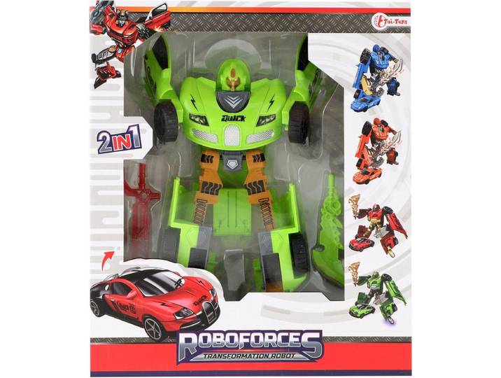 Toi-Toys Roboforces 30036Z - Verander Robot - Stevig materiaal - Met accessoires