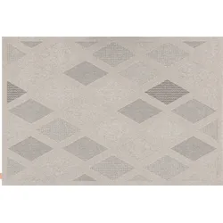 TEPGO Wollteppich Firuzeh grau 160x230 cm