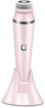 United Electric Facial Cleansing Brush Waterproof Silicone Face Scrubber For Deep Pore Care pink