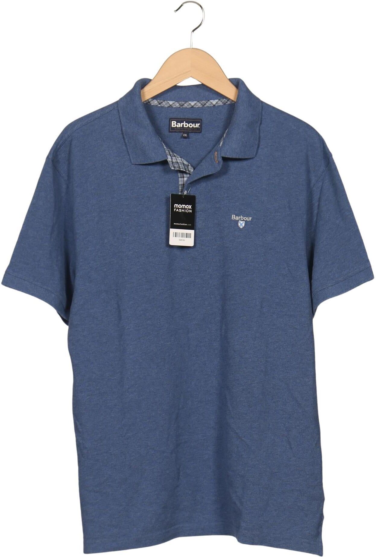 Barbour Herren Poloshirt, Blau, Gr. Xxl, Baumwolle / Elasthan - Second Hand