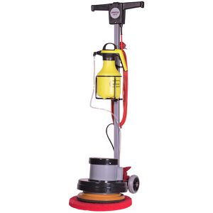 Sprintus Einscheibenmaschine EEM 13 R Set mit Pumptank, 250 W, 25 cm Arbeitsbreite, 150 U/Min, zum Reinigen & Polieren