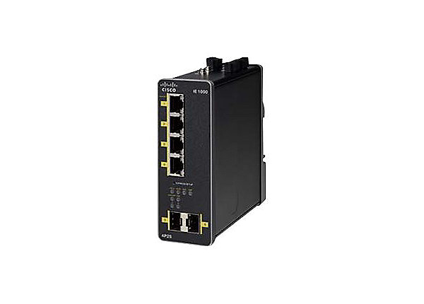 Cisco IE 1000-4P2S-LM, Managed, Gigabit Ethernet (10/100/1000), Vollduplex, Power over Ethernet (PoE)