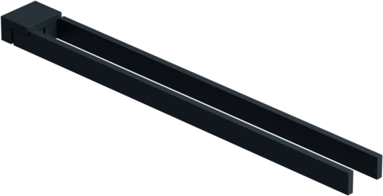 Kludi VELA C Doppel-Handtuchstange 3197739 Länge = 430MM mattschwarz