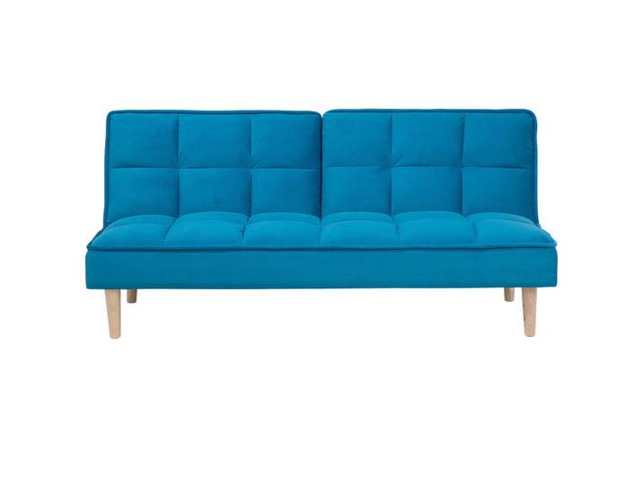 3-SITZER-SCHLAFSOFA Polyester Blau Siljan