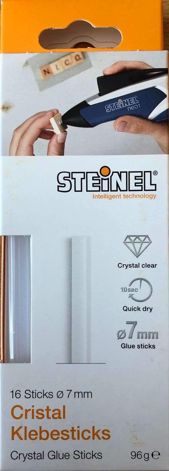 Steinel 7mm Cristal warmte-lijmstiften 1x16 stuks