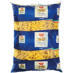 Mamma-Lucia Nudeln Pasta Classica Rigatoni, Hartweizen, 5 kg