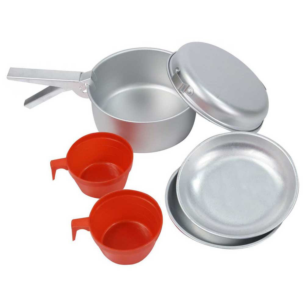 Regatta 2-persoons aluminium kookset, zilver
