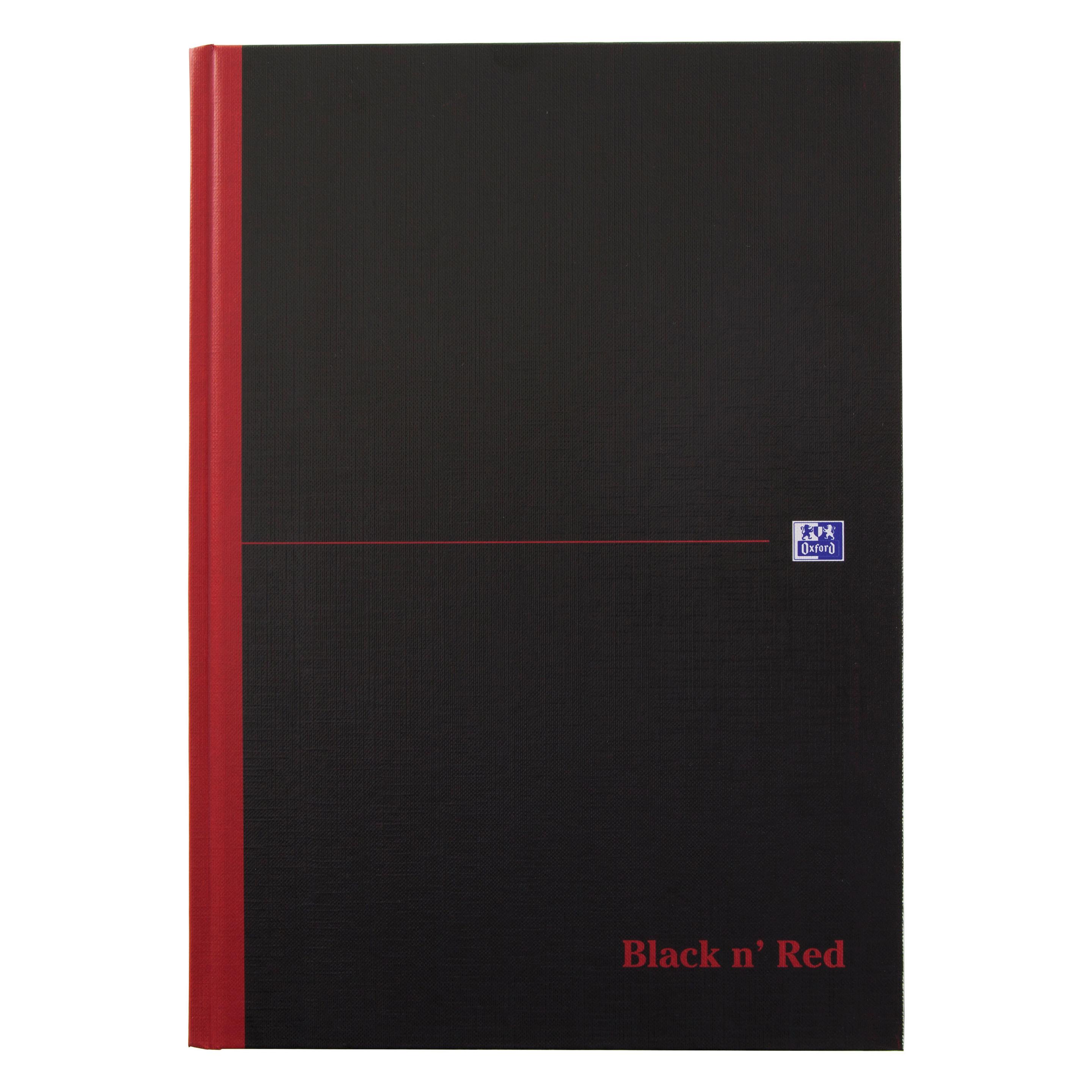 Oxford Black 'n Red (A4, Kariert, Harter Einband) (400047607)