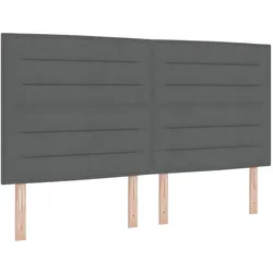vidaXL, Boxspringbett, Alexandria (Linien-Design) (200 x 200 cm)