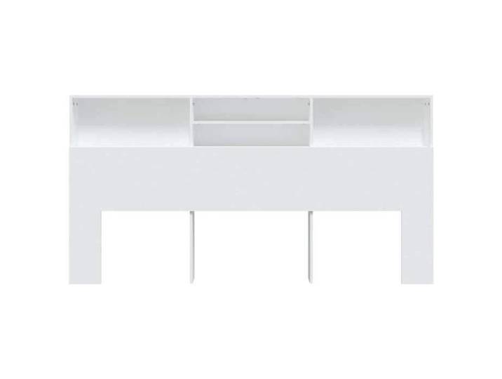 Soldes d'automne Accessoire lit avec rangement Blanc - Armoire de tête de lit Blanc - 200x19x103 5cm 322 161672114209