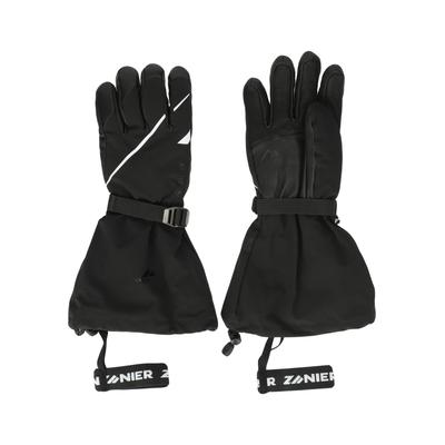 Skihandschuhe ZANIER "70 North", Damen, Gr. 7.5, schwarz, 90% Polyester, 10% Leder, Handschuhe, mit Primaloft-Isolierung