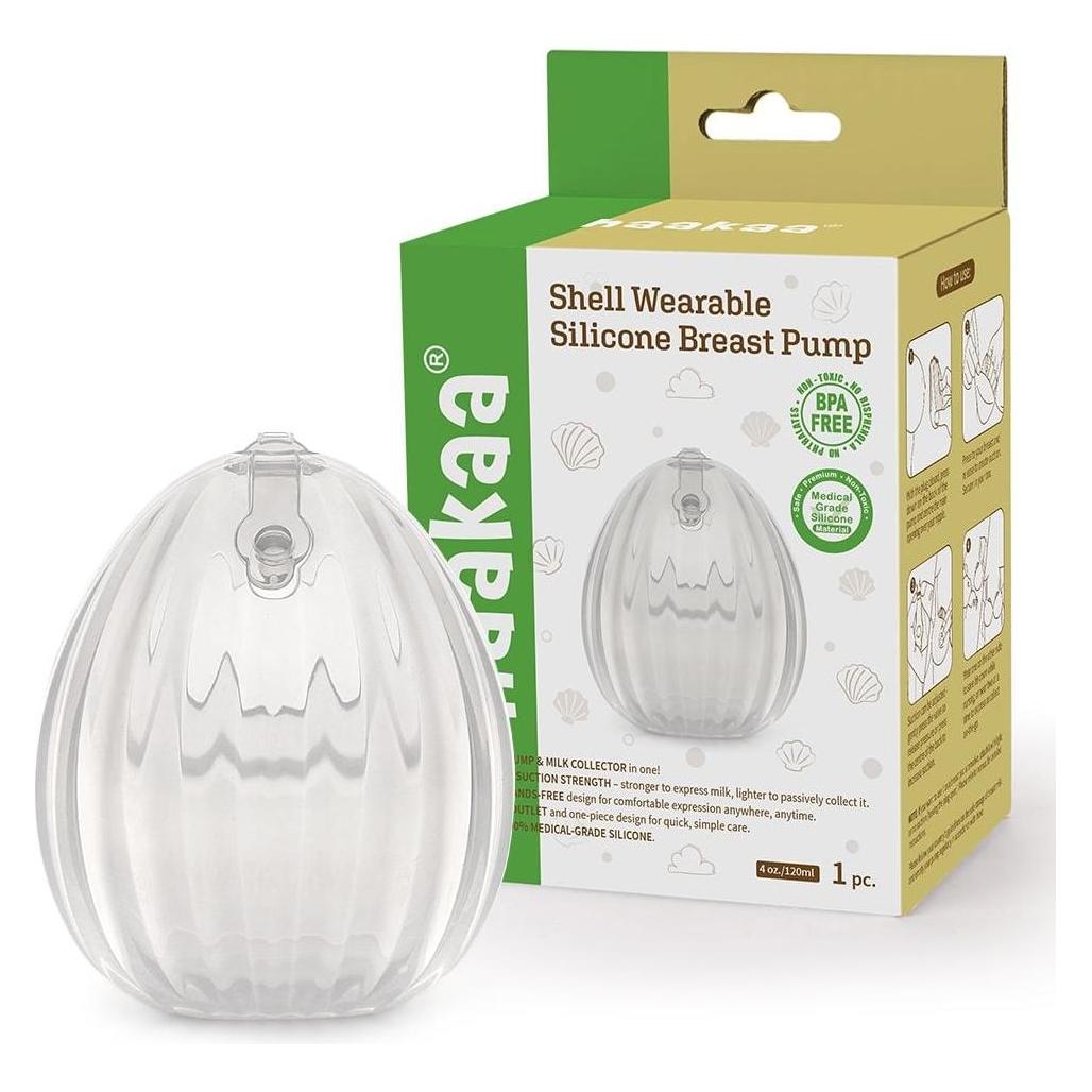 Haakaa Tragbare muschelförmige Milchpumpe 75ml (MHK182)