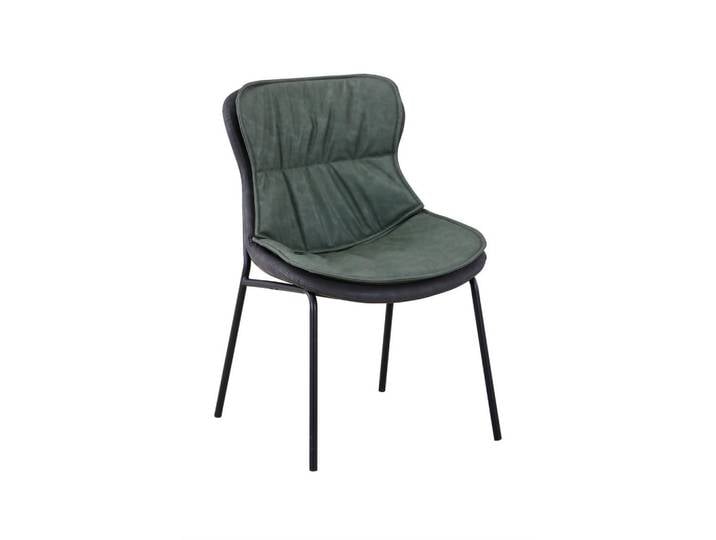 Kayoom Stuhl, Grün, Dunkelgrau, 54x84x64 cm, Esszimmer, Stühle, Esszimmerstühle