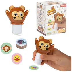 Toi-Toys, Sticker, Tieraufkleber-Automat mit Aufkleberbuch – 50 Aufkleber (50 Sticker)