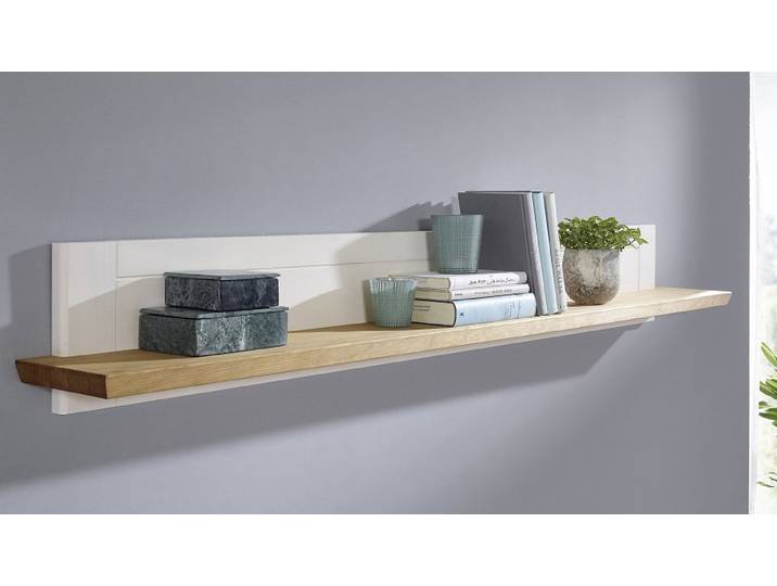 Wandboard 161cm 'Zürich' Kiefer massiv weiß WZ-0133