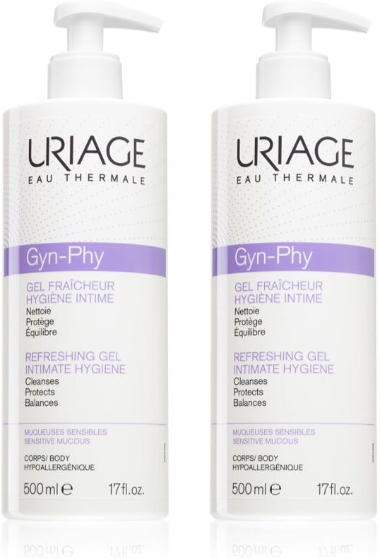 Uriage Gyn-Phy Refreshing Gel Intimate Hygiene ensemble pour la toilette intime