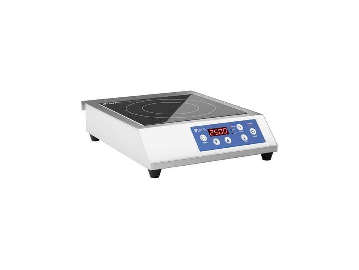 Royal Catering Induktions-Kochfeld RCIK-3500CG, Induktionsplatte Kochfeld 25 cm Induktionskochplatte Induktionskocher