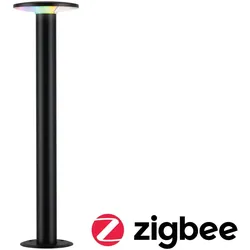 Paulmann 94756 LED Pollerleuchte Smart Home Zigbee Plate IP44 600mm RGBW+ 5W 200lm 230V Anthrazit