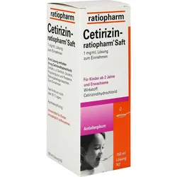 Cetirizin-Ratiopharm Saft 150 ML