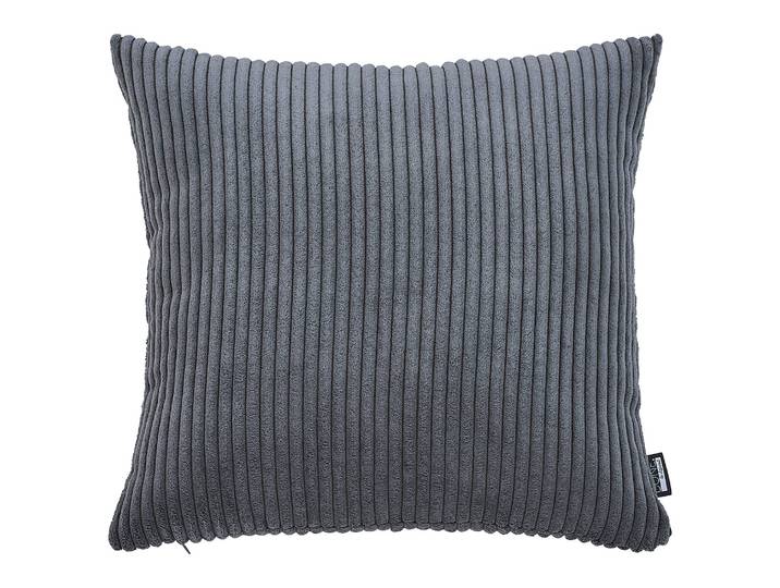 Housse de coussin Zoom Gris/Anthracite 60 x 60cm Velours côtelé