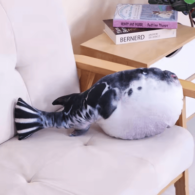 Inspire Curations RealCatch Catnip Fish Plush Toy 9 30cm