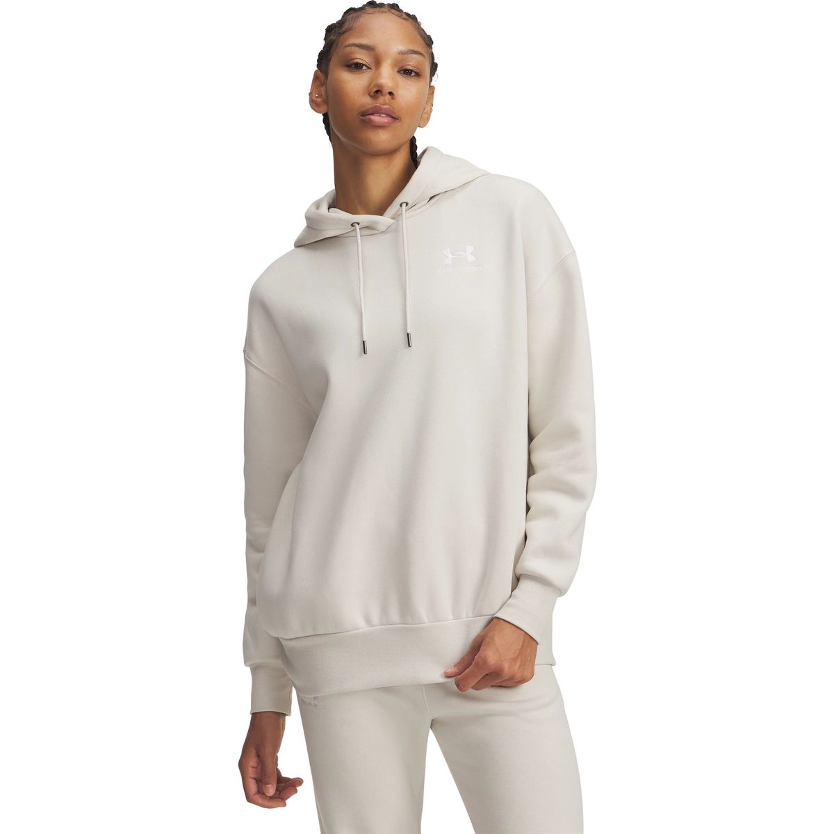 Under Armour Icon Fleece OS Hoodie white white (111) M 1379495-111-MD