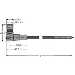 Turck PROFIBUS-Leitung WSSW 456-5M