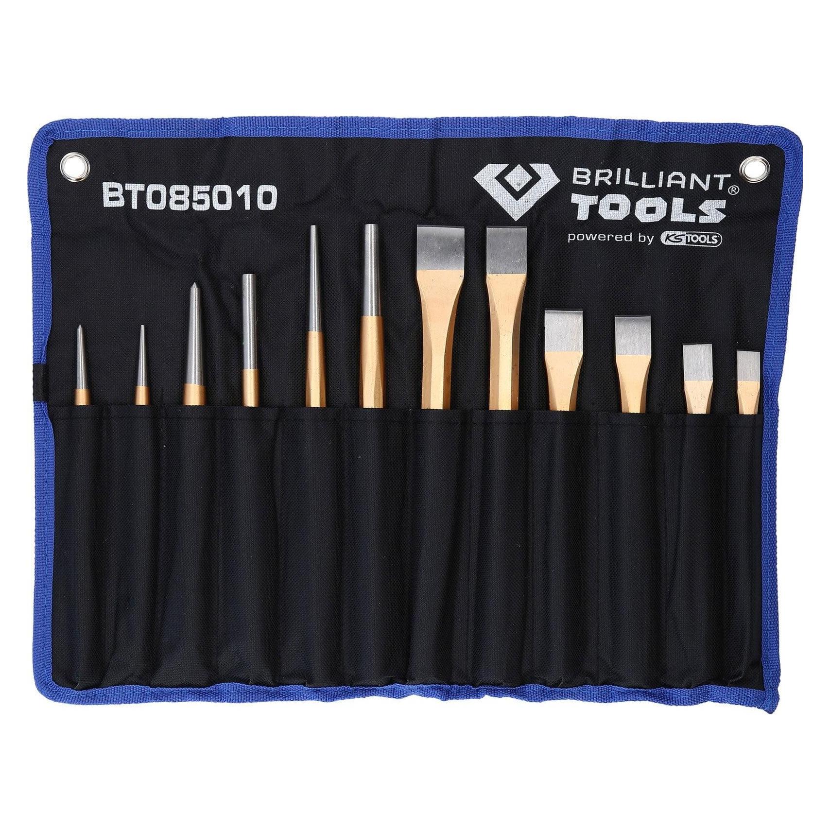 KS Tools Meissel und Durchtreiber-Satz 12-teilig (195 mm) (BT085010)