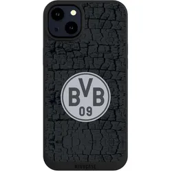 Nivocase Handyhülle für Apple iPhone 14 Plus Hülle NIVOpure Case Schwarz BVB Borussia Dortmund Trikot (Apple iPhone 14 Plus), Smartphone Hülle, Schwarz