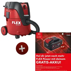 Flex Akku Sicherheitssauger VCE 22 M MC mit manueller Filterabreinigung 531638