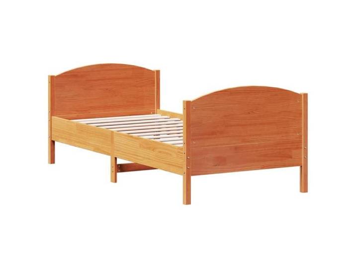 Mode Meuble de chambre - vidaxl - Cadre de lit sans matelas - cire marron 90x190 cm bois pin massif - pour maison N1B14835