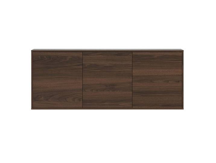 Buffet 3 portes L. 180 cm MINO imitation noyer