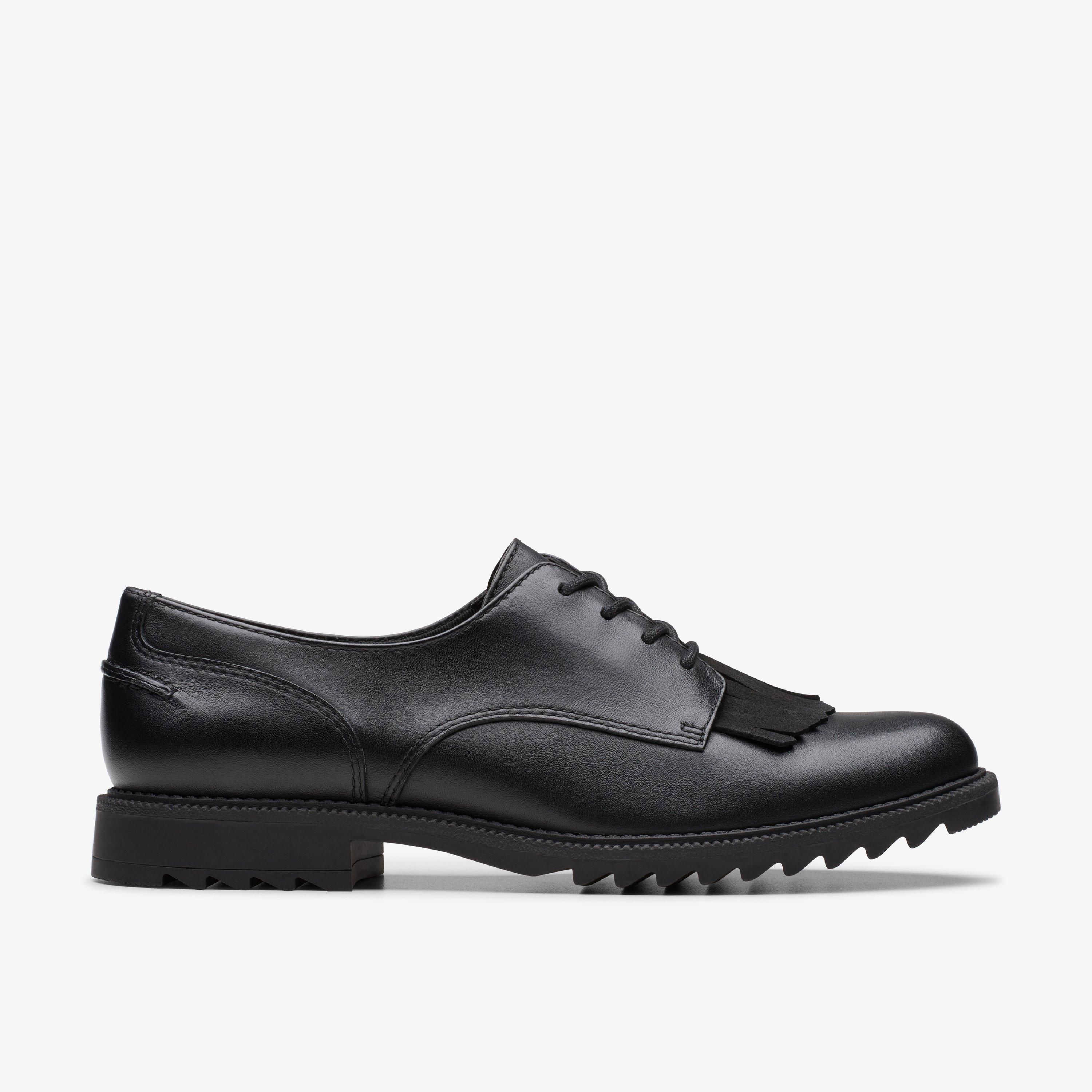 Griffin Mabel2 Zwarte Leren Schoenen