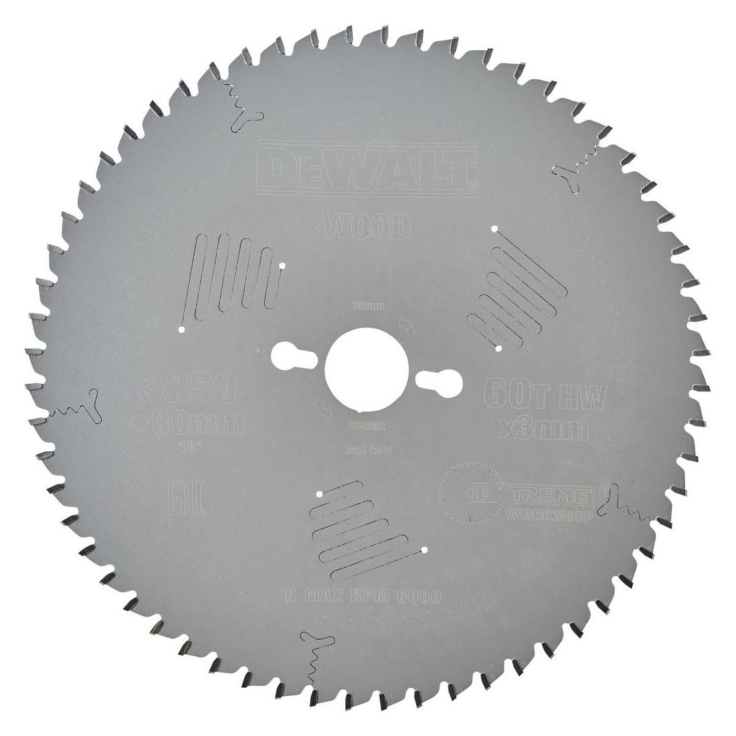 DeWalt EXTREME Stationärkreissägeblatt DT4352hnitte und (DT4352-QZ)