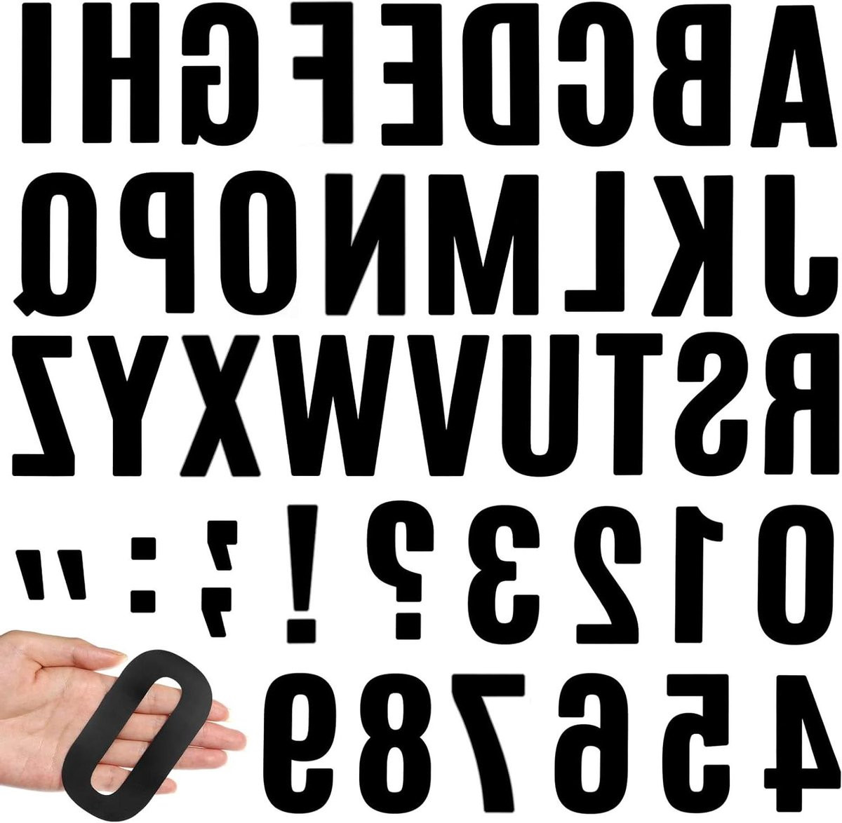 352 stuks Zelfklevende Vinyl Letter en Cijfer Stickers voor Decoratie en Educatie