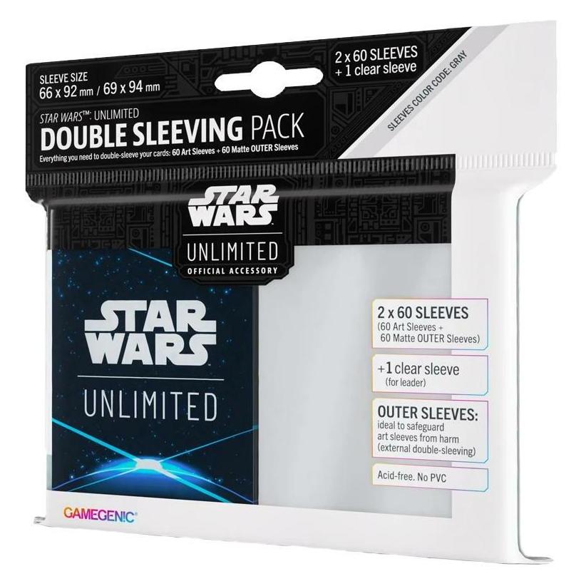 Gamegenic GGS15035 - Star Wars: Unlimitiert Art Sleeves Doppelpack, Space Blau (Einzelpack) (GGS15035)