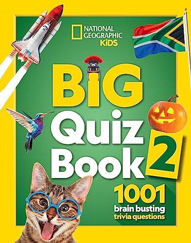 National Geographic Kids - Big Quiz Book 2: 1001 brain busting trivia questions (National Geographic Kids) - Preis vom 09.10.2026 07:28:09 h