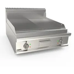 Saro Elektrogriddleplatte 800Mm Breit Tisch 1/2+1/2 Modell Lq / Fte4Bbm
